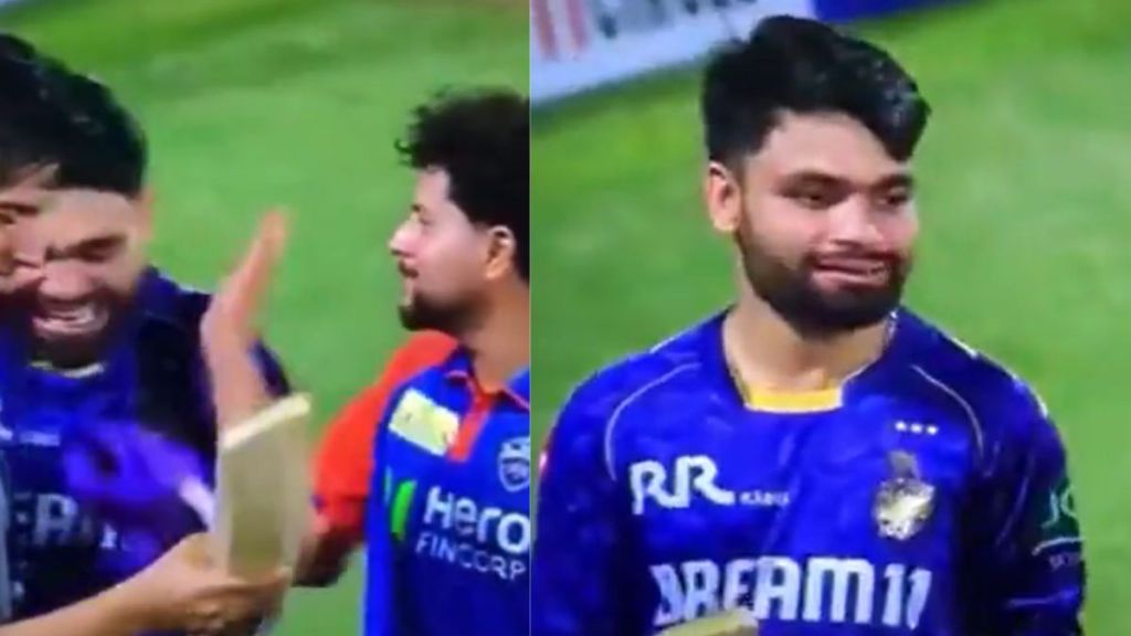 kuldeep yadav slaps rinku singh