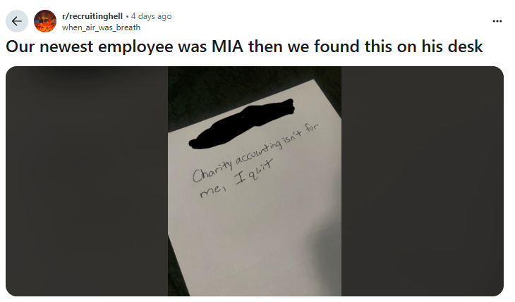 resignation letter