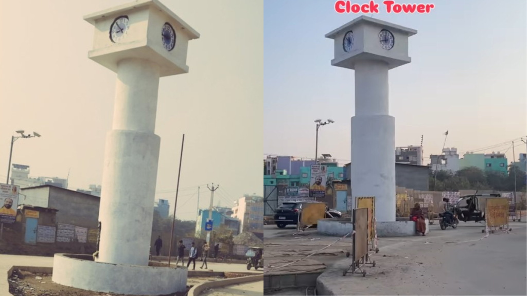 Bihar clock tower, which stopped working after theives stole copper wiring, is a part of the broader Nala road Project to connect Machli Mandi to Mughal Kuan.