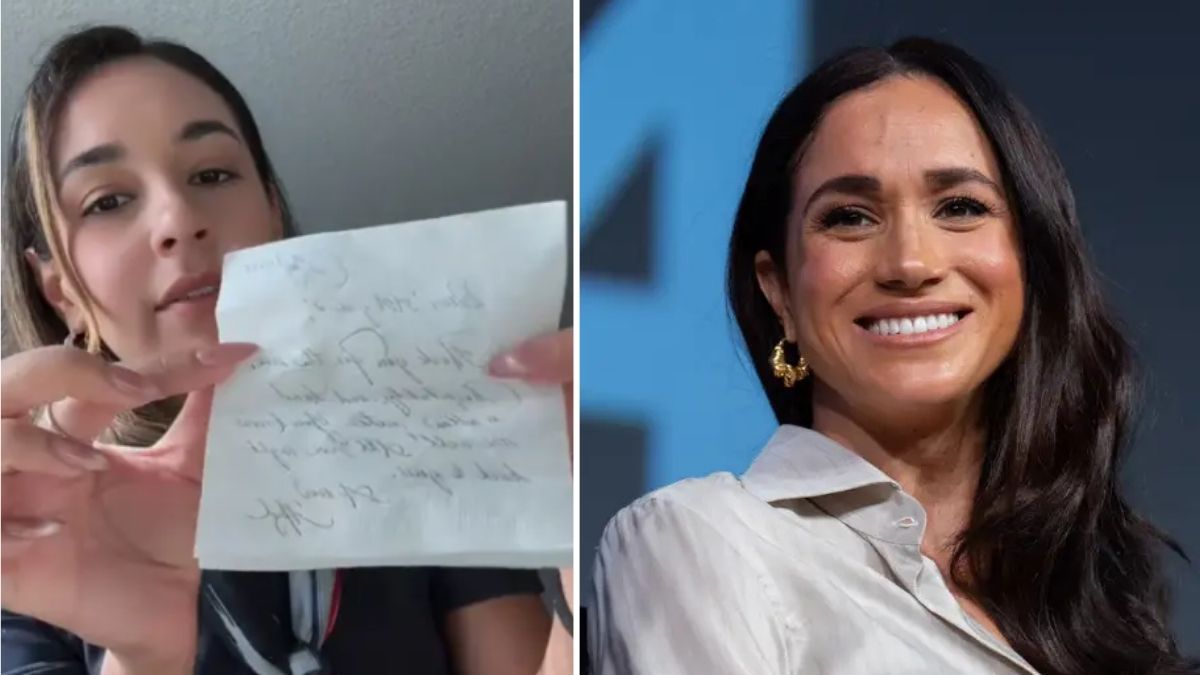 American Airlines flight attendant praises Meghan Markle as she ...