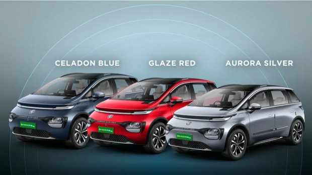 MG Windsor EV Pro colour options
