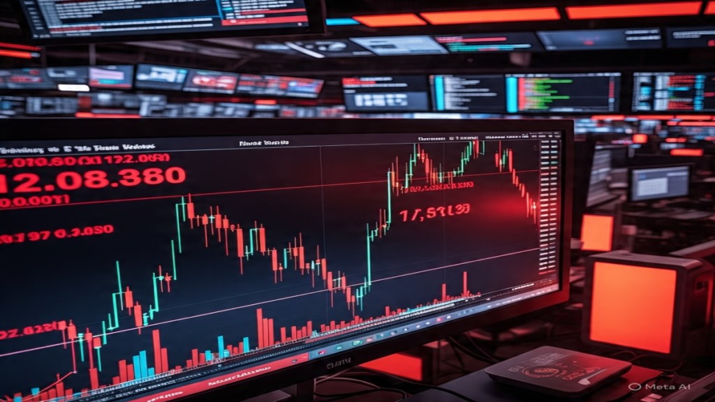 IT stocks fall, gaming stocks GST impact, defence sector shares down