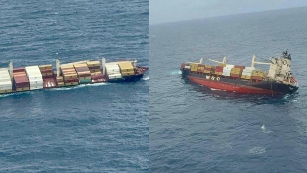 cargo ship vessel sinks, Liberian cargo ship, cargo ship tilts, kerala oil spill risk, Indian Navy ship Sujata, marine fuel, Defence PRO, INS Sujata, environmental damage, Marine Gas Oil, Sulphur Fuel Oil, Indian Navy, Coast guard, Kerala coast, Kerala State Disaster Management Authority, KSDMA, MSC Elsa 3, India News