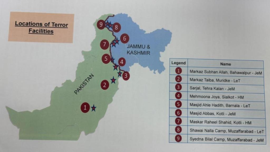 Markaz Subhan Allah, Markaz Taiba, Sarjal Facility, Indian armed forces, terrorist sites, Pakistan-occupied Kashmir, cross-border terror, JeM training camp, Jaish-e-Mohammad