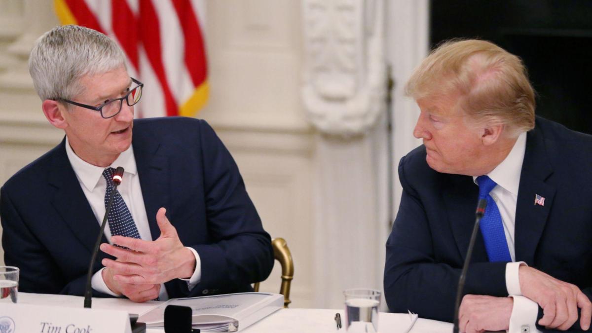 Trump threatens Tim Cook with 25% tariffs ‘if iPhones sold in US are built in India’