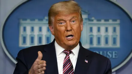 Trump quizzed on ‘TACO’ trade, calls it ‘nasty question’