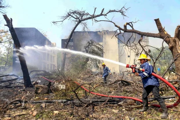 The aircraft was carrying 242 passengers, including 52 British nationals. It went down shortly after takeoff. (Image Source: PTI) 