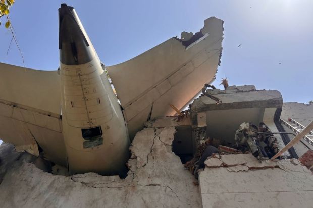 “We heard a massive sound and saw smoke. When we reached the spot, there were bodies and wreckage all over,” said a local resident. (Image Source: X)