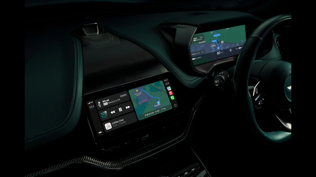 Aston Martin Apple CarPlay Ultra, Apple CarPlay Ultra launch Aston Martin, Aston Martin, Apple, Apple CarPlay Ultra, Apple CarPlay, Apple CarPlay Ultra instrument cluster