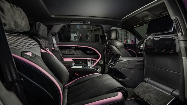 Bentley Bentayga EWB Mulliner in Candy Pink