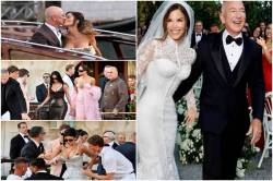 Jeff Bezos and Lauren Sanchez’s Venice wedding in pictures