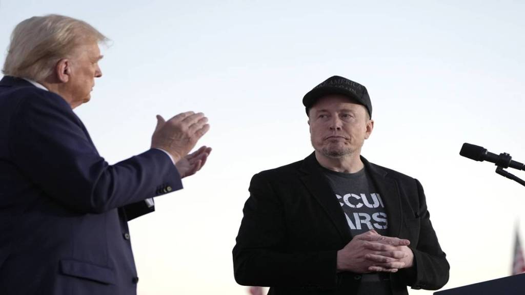 Trump Musk feud