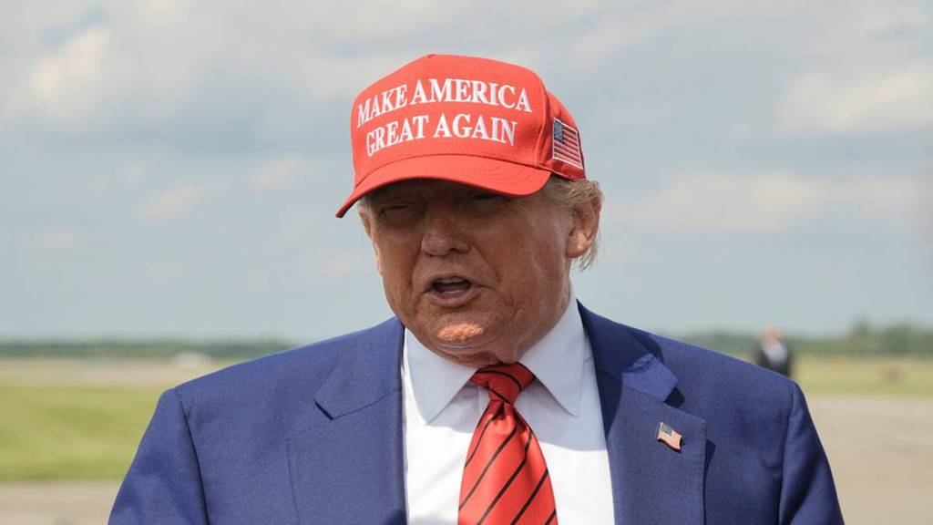 Donald Trump after US attack on Iran