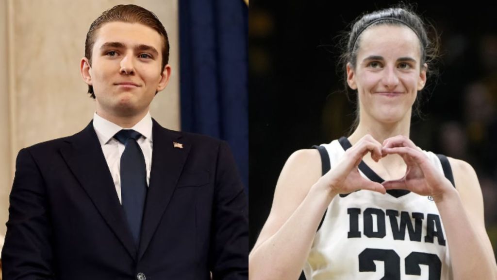 Barron Trump Caitlin Clark theory