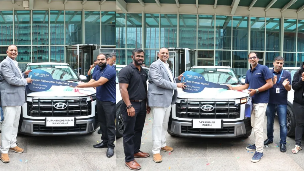 Agilisium surprised 25 of its most dedicated employees with brand-new Hyundai Creta SUVs.