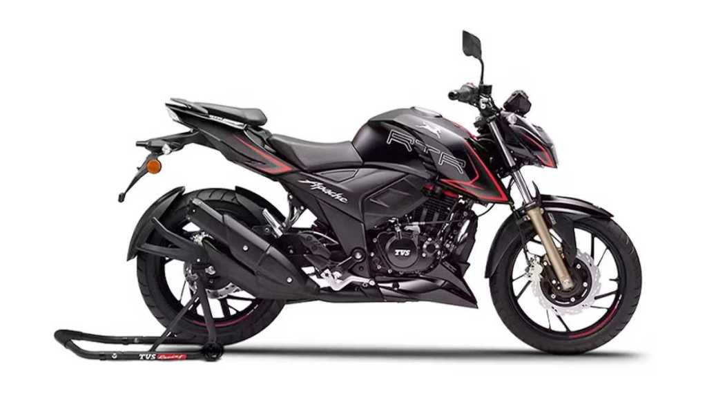 The updated RTR 200 4V retains its sharp styling