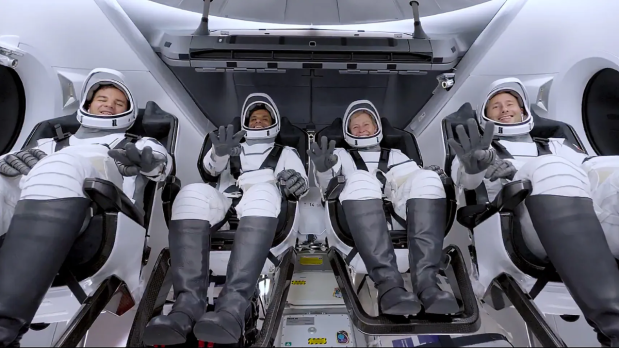 The Axion 4 team’s Dragon capsule undocked from the space station after 288 orbits