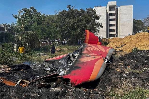 8:08:47 GMT- Engine speeds lower down below idle. The Ram Air Turbine (RAT) gets installed automatically to provide emergency hydraulic power. (Photo source: PTI)