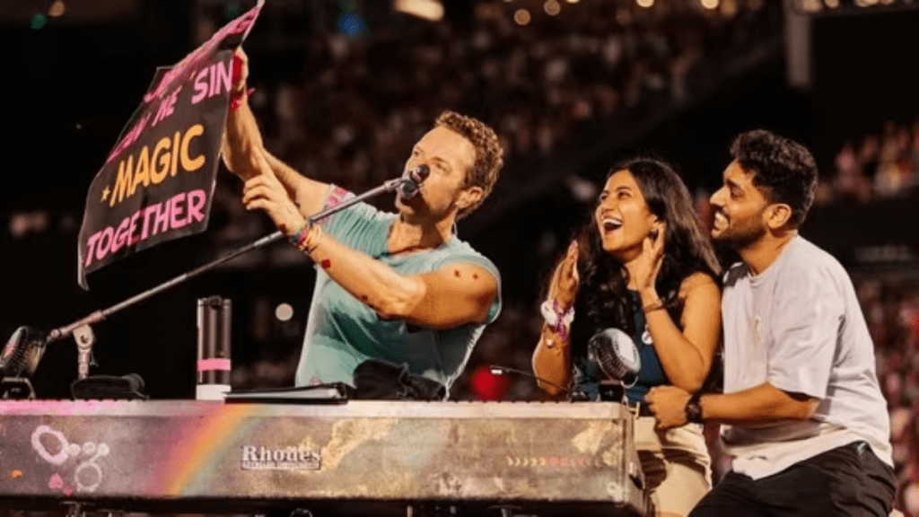 Andy Byron Kristin Cabot, Indian couple chris martin