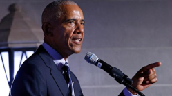 Barack Obama hits back on Trump’s ‘outrageous’ call to prosecute him