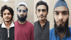 Four Al Qaeda operatives arrested by the Gujarat ATS in Ahmedabad