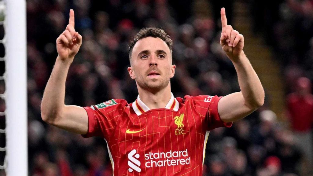 Jota arrived at Liverpool from Wolverhampton Wanderers in 2020 and scored 65 goals in 182 appearances for the club in all competitions.