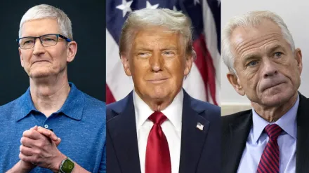 Apple stock dips after Trump’s trade advisor Peter Navarro blasts China-based production