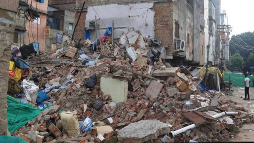 Delhi Building collapse
