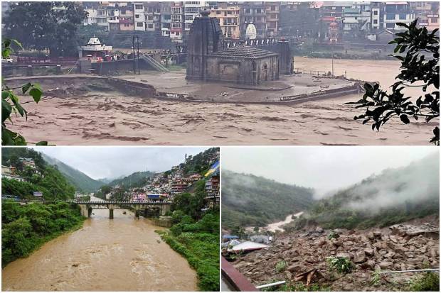 Himachal Pradesh continues to battle nature's fury as heavy monsoon showers batter the hill state. A red alert has been issued for several districts following intense downpours and two reported cloudbursts in Karsog. Crucial services remain disrupted, with roads blocked, water pipelines affected, and transformers down. The worst-hit areas include Mandi, Sirmaur, and Kullu. Officials have urged residents to remain vigilant while restoration teams are working around the clock to clear blocked roads and restore essential services across the hilly state.
