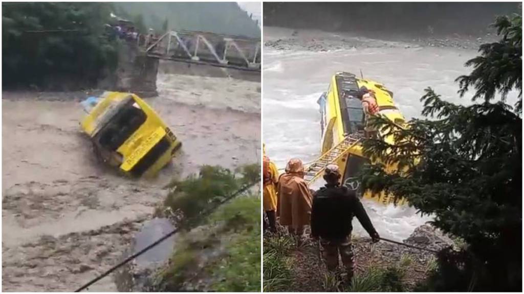ITBP bus plunges into Sindh river