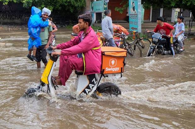  Goa, Konkan, and Gujarat to face heavy rainfall from July 12 to July 16. (Photo source: PTI)