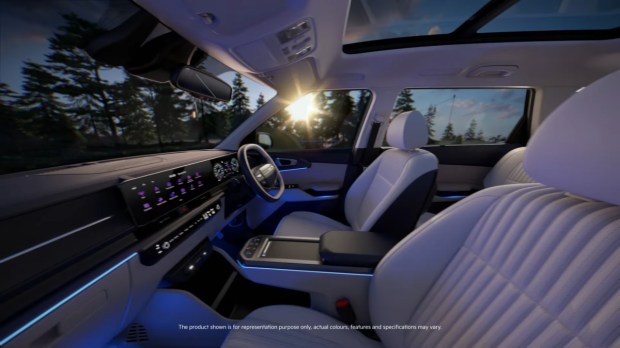 Kia Carens Clavis EV interiors