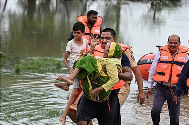  Guwahati and low-lying areas in Assam have also recorded waterlogging and rising river levels, with authorities reviewing for flash flood risks. (Photo source: PTI)