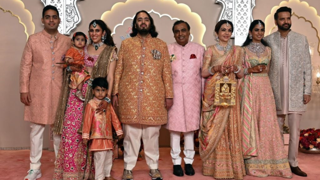 Mukesh Ambani, Nita Ambani, Anant Ambani, Akash Ambani