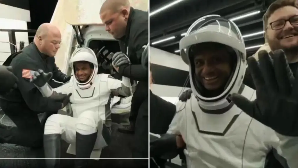 Indian Astronaut Shubhanshu Shukla Returns to Earth After Historic ISS Mission, PM Modi Extends Welcome. (Image Source: x/twtter)