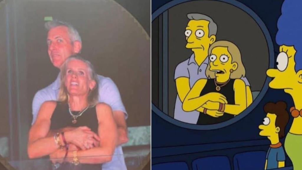 simpsons predict coldplaygate, simpsons and coldplay, coldplay concert simpsons, the simpsons, simpsons prediction, andy Byron, Kristin Cabot, trending news