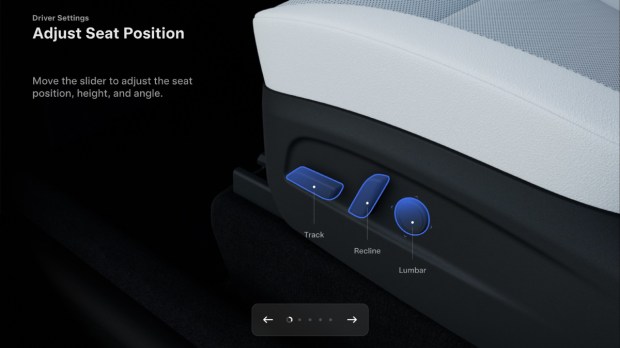 Tesla software update onboarding