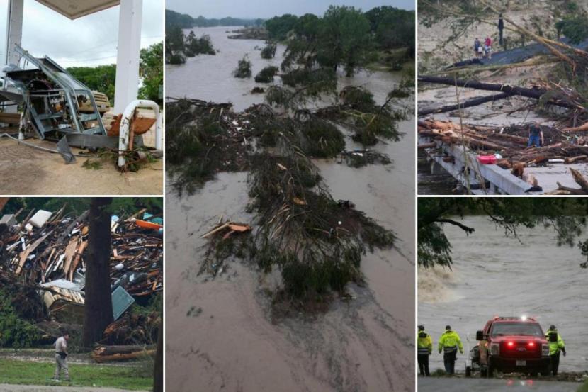 Rescue crews spread out along the swollen Guadalupe River in central Texas on Saturday morning, racing to find more than two dozen missing campers and residents swept away by sudden, powerful flash floods. Kerr County Sheriff Larry Leitha confirmed that at least 27 people, including nine children, have died. Authorities have yet to determine the exact number of those still missing.The devastating floods were triggered by torrential rains late Thursday night, which caused the Guadalupe River to surge more than 26 feet in just 90 minutes. (Photos: Associated Press)