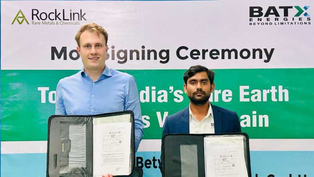 BatX Energies and Rocklink announce partnership to launch Rare Earth Magnet Recycling
