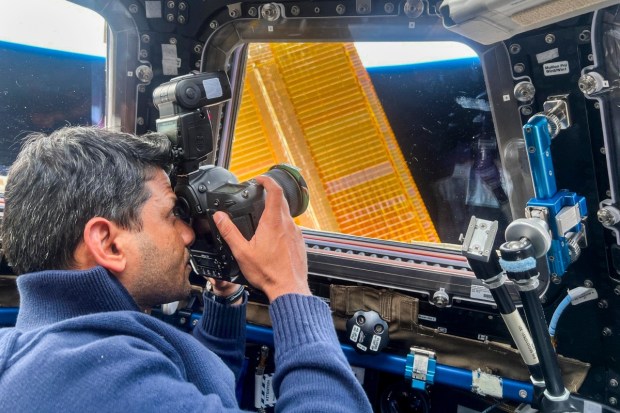 Inside the Cupola, Ax-4 Pilot Shubhanshu Shukla photographs our home planet, Earth, capturing stunning images that reveal its unity and beauty without visible borders, inspiring millions back home. (Image source: Axiom Space)