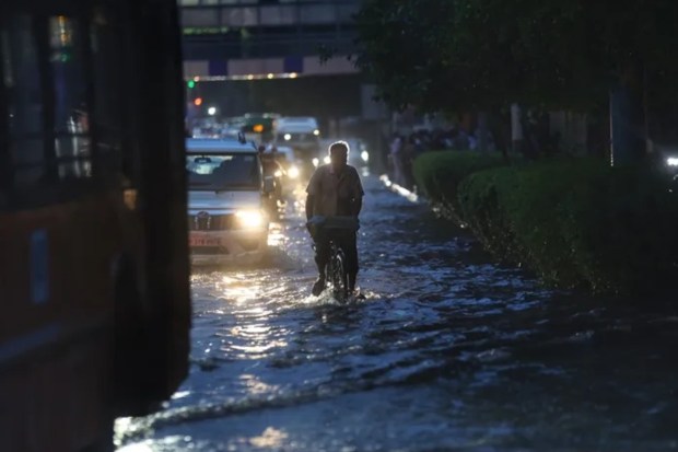 Isolated heavy to very heavy rainfall is expected, especially in Gujarat on July 14. The ghat areas of Maharashtra are also likely to see intense showers. (Express Photo)