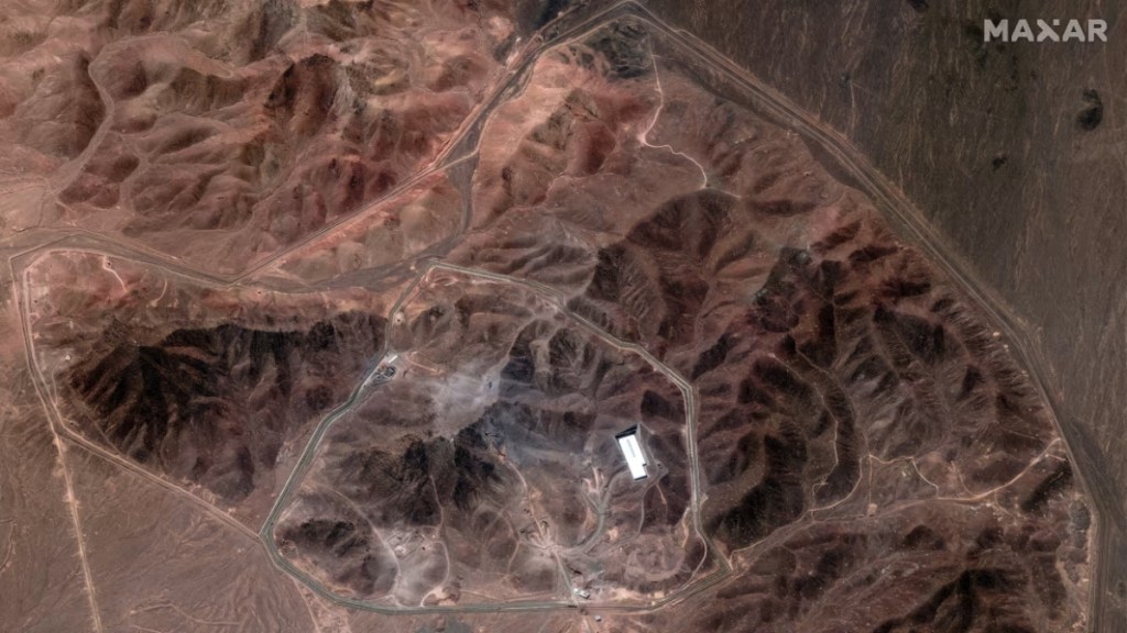 New satellite images reveal ongoing work at Iranian nuclear site bombed by US