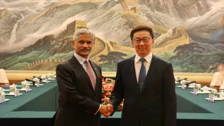 In his meeting with Jaishankar, Han said that President Xi had a successful meeting with Prime Minister Modi in Kazan last October, leading China-India relations to a new starting point.