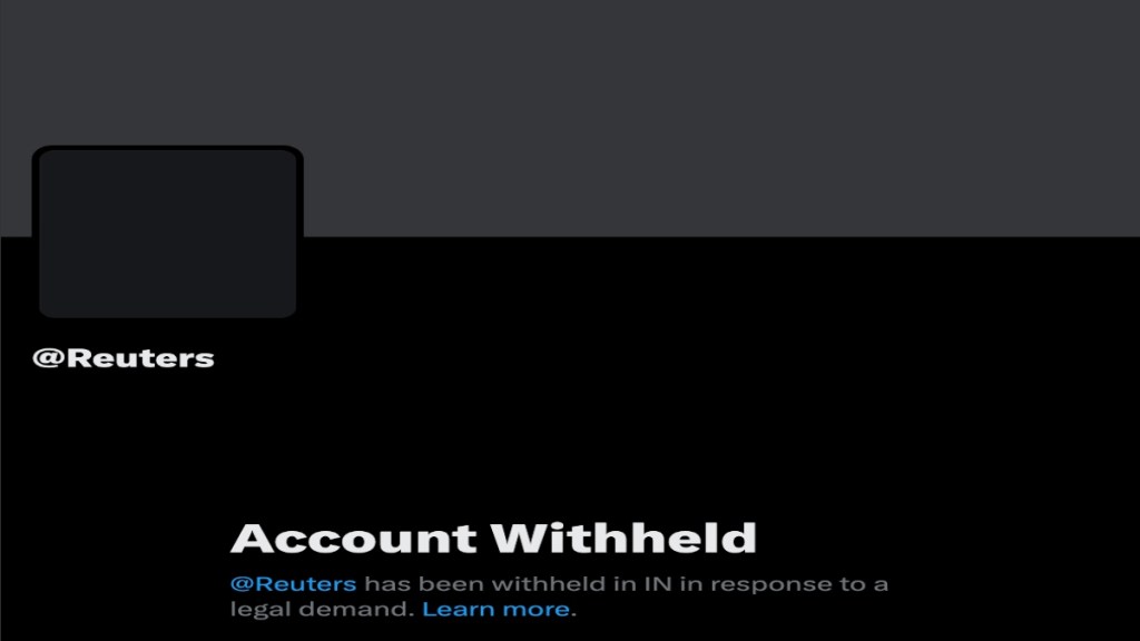 India blocks access to Reuters' X handle