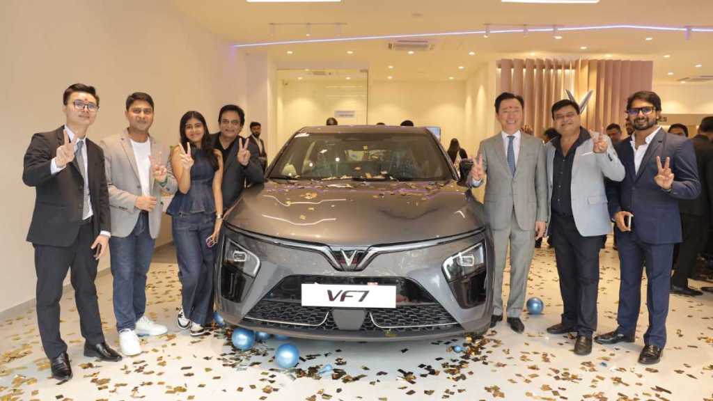 Hot on Tesla’s heels, VinFast opens first showroom in India