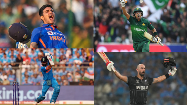 The ICC has released its latest ODI batting rankings, with Indian opener Shubman Gill leading the charts. The list is dominated by Indian batters, with Rohit Sharma and Virat Kohli also featuring in the top five, alongside Pakistan’s Babar Azam and New Zealand’s Daryl Mitchell. Here’s a closer look at the top 10 ODI batters and their achievements. (Photo Source: PTI)