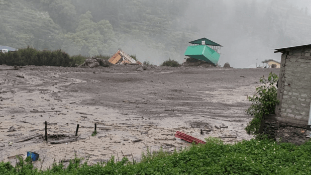 Current situation: The disaster unleashed a torrent of water and debris, overwhelming the region and prompting an emergency multi-agency response. A team of State Disaster Response Force (SDRF) personnel has been sent to the spot to undertake rescue operations.