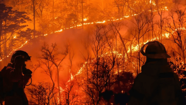 Structural Closures: The blaze threatened about 450 structures and forced the closure of the highway in both directions east of Santa Maria, a city of about 110,000 people in Santa Barbara County. (Photo Source: Reuters)