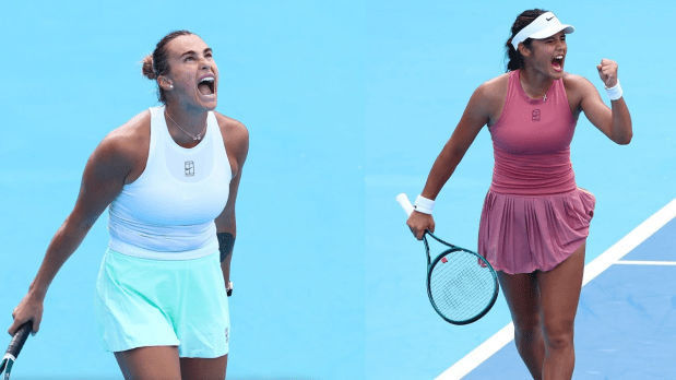 In a highlight of the day’s women’s action, world No. 1 Aryna Sabalenka (left) survived a gruelling three-hour battle against Emma Raducanu, winning 7-6 (7-3), 4-6, 7-6 (7-5). The final set featured a 25-minute eighth game with 13 deuces, showcasing both players’ grit and skill. (Photo Source: Official Instagram handle @cincytennis)