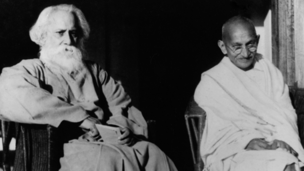 Composing the national anthem: Rabindranath Tagore composed 